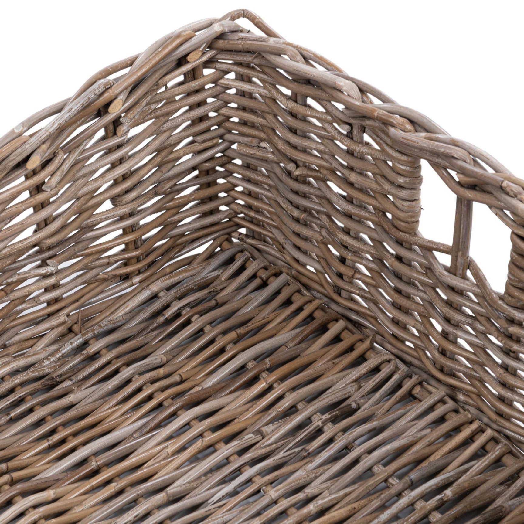 Kubu Rattan Gray Short Basket - Ornate Home