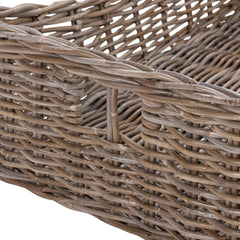 Kubu Rattan Gray Short Basket - Ornate Home
