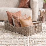 Kubu Rattan Gray Short Basket - Ornate Home