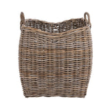 Kubu Rattan Gray Tall Basket - Ornate Home