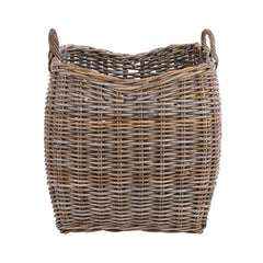 Kubu Rattan Gray Tall Basket - Ornate Home
