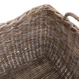 Kubu Rattan Gray Tall Basket - Ornate Home