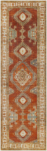 Kullar Orange Washable Area Rug - Ornate Home