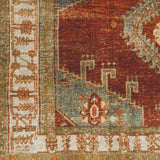 Kullar Orange Washable Area Rug - Ornate Home