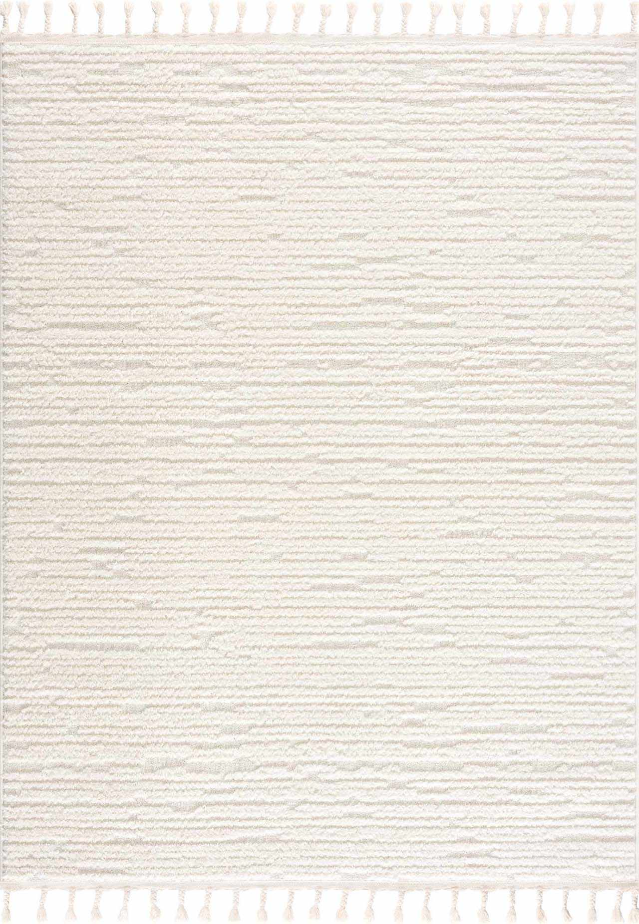 Kulu Textured Area Rug with Tassels - Ornate Home