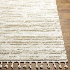 Kulu Textured Area Rug with Tassels - Ornate Home