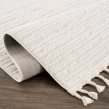 Kulu Textured Area Rug with Tassels - Ornate Home