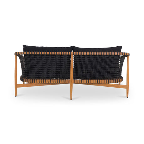 Kuna Black Outdoor Sofa - Ornate Home