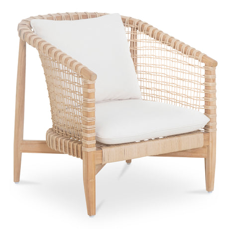 Kuna Natural Outdoor Lounge Chair - Ornate Home