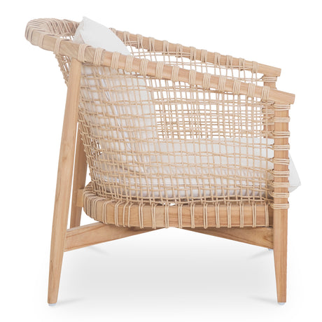 Kuna Natural Outdoor Lounge Chair - Ornate Home