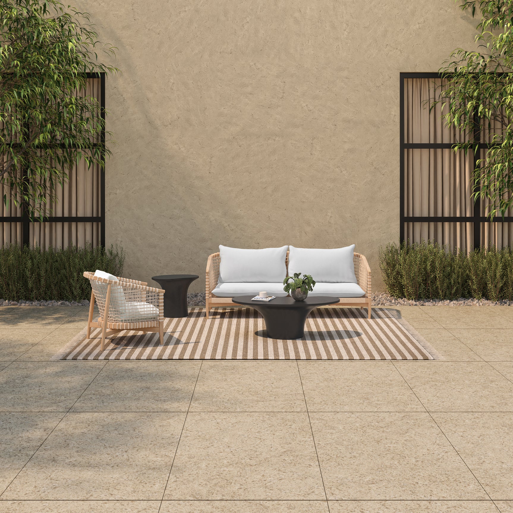 Kuna Natural Outdoor Lounge Chair - Ornate Home