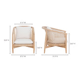 Kuna Natural Outdoor Lounge Chair - Ornate Home