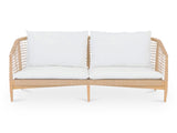 Kuna White Outdoor Sofa - Ornate Home