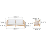 Kuna White Outdoor Sofa - Ornate Home