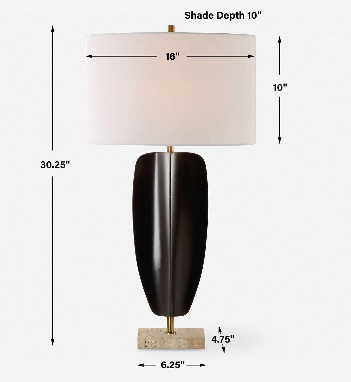 Kure Black Table Lamp - Ornate Home