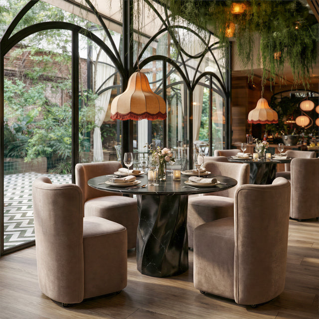 Kuro Black Dining Table - Ornate Home