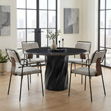 Kuro Black Dining Table - Ornate Home