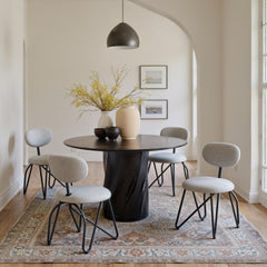Kuro Black Dining Table - Ornate Home