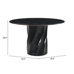 Kuro Black Dining Table - Ornate Home