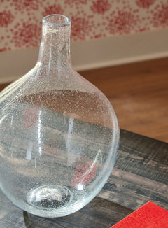 Kurthorne Clear Vase (15"H) - Ornate Home