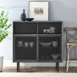Kurtis Charcoal 47" Display Cabinet - Ornate Home