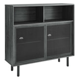 Kurtis Charcoal 47" Display Cabinet - Ornate Home