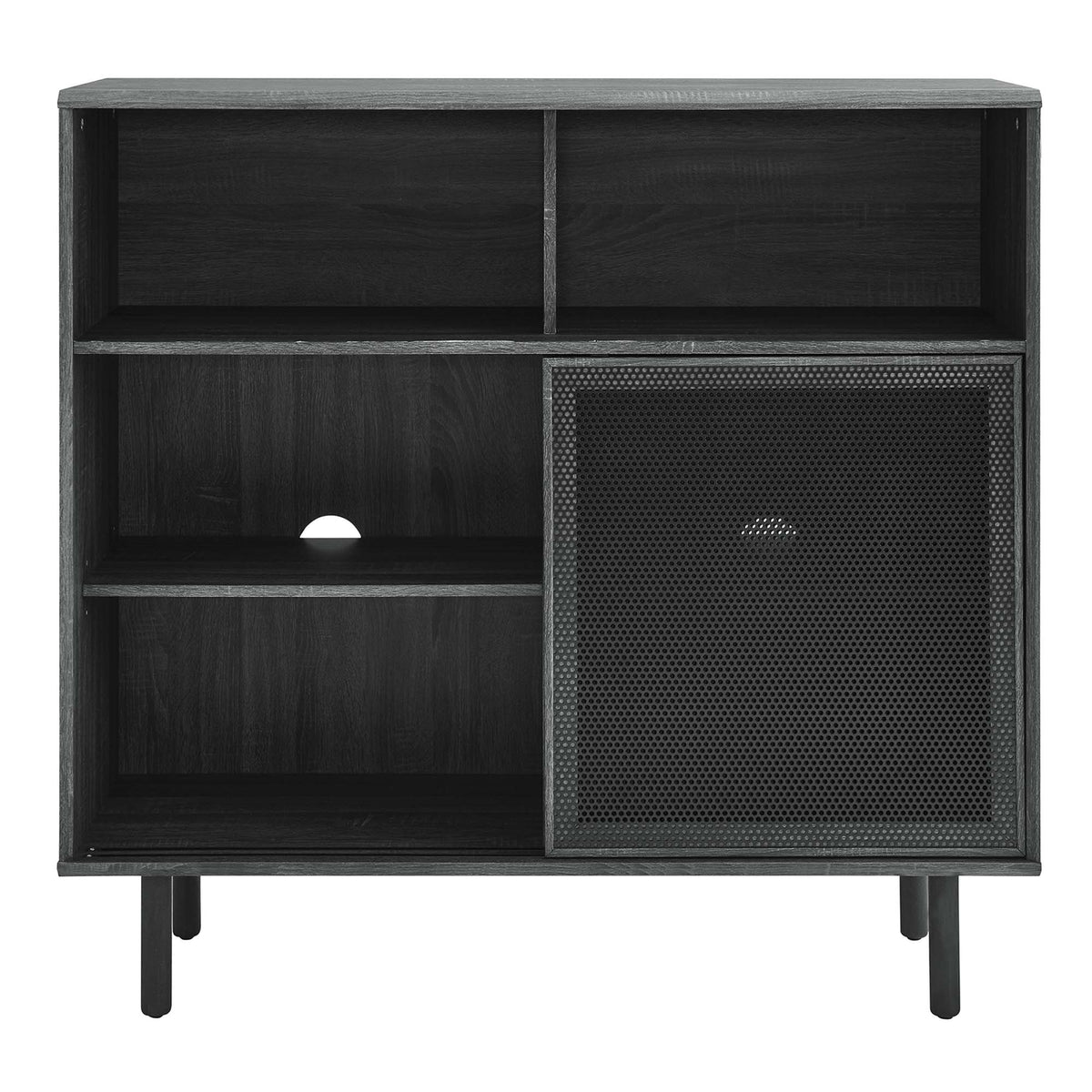 Kurtis Charcoal 47" Display Cabinet - Ornate Home