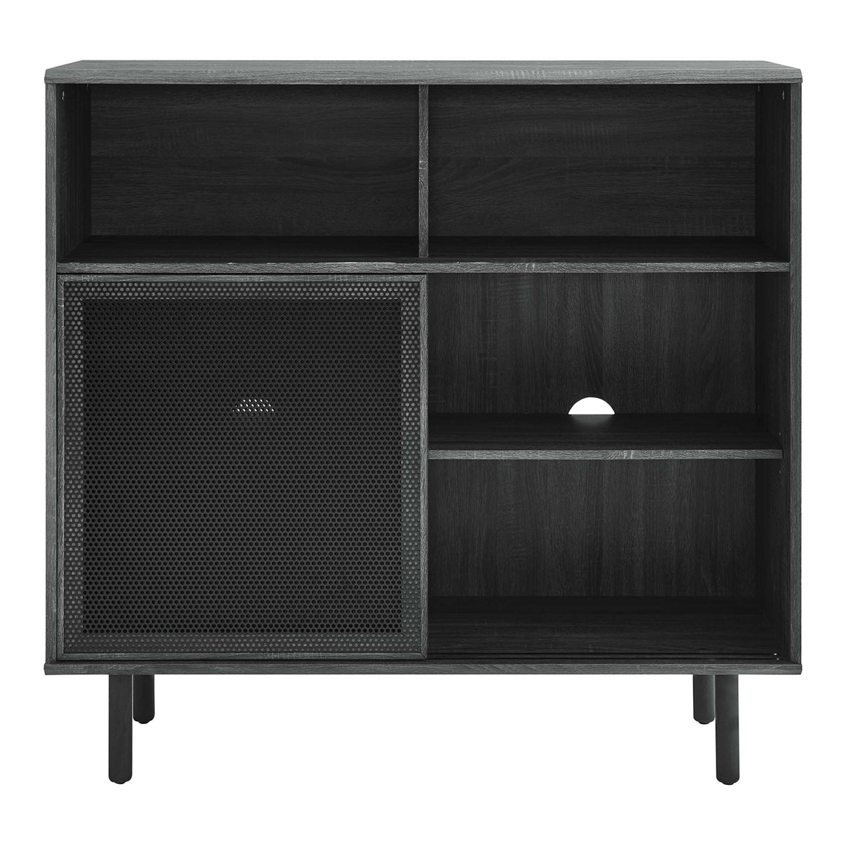 Kurtis Charcoal 47" Display Cabinet - Ornate Home