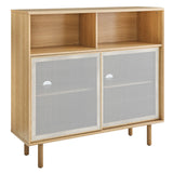 Kurtis Oak 47" Display Cabinet - Ornate Home