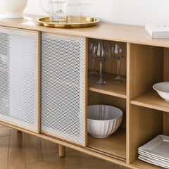 Kurtis Oak 59" Sideboard - Ornate Home