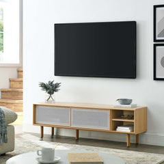 Kurtis Oak 60" TV Stand - Ornate Home