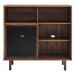 Kurtis Walnut 47" Display Cabinet - Ornate Home