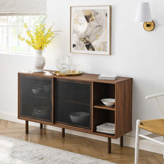 Kurtis Walnut 59" Sideboard - Ornate Home