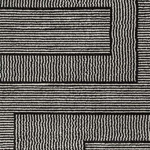 Kurtmen Black/Ivory Large Rug (Online Special Price) - Ornate Home