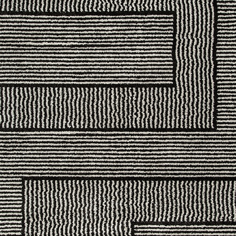 Kurtmen Black/Ivory Large Rug - Ornate Home