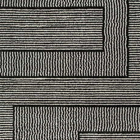 Kurtmen Black/Ivory Large Rug - Ornate Home