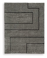 Kurtmen Black/Ivory Large Rug - Ornate Home