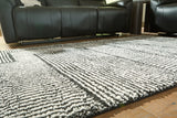 Kurtmen Black/Ivory Medium Rug - Ornate Home