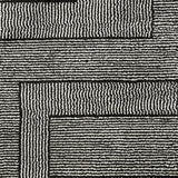 Kurtmen Black/Ivory Medium Rug - Ornate Home