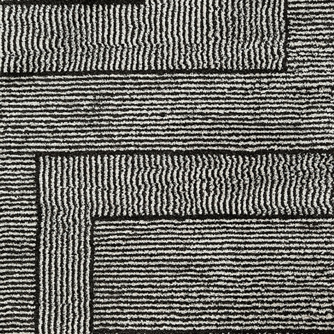 Kurtmen Black/Ivory Medium Rug - Ornate Home