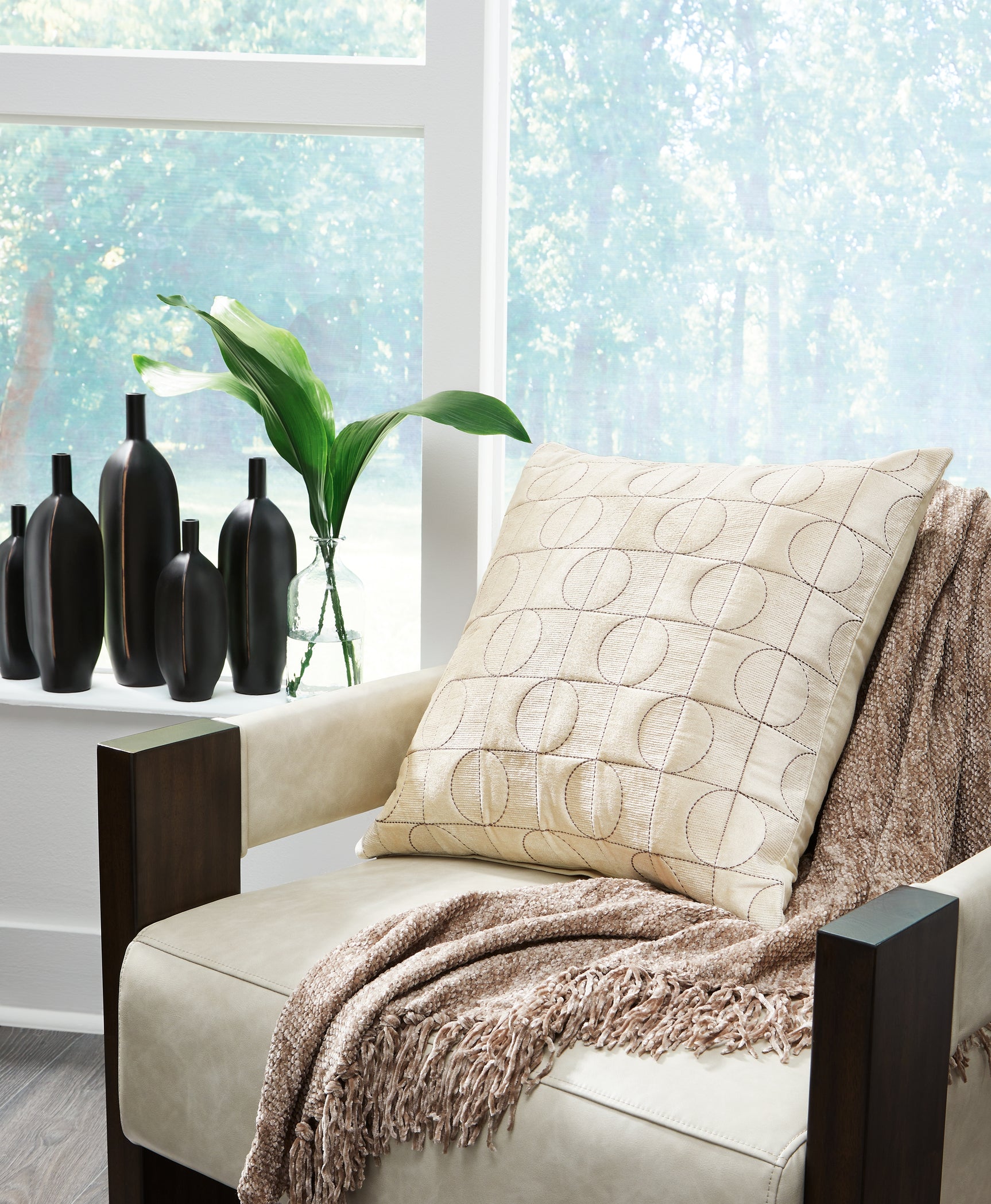 Kydner Beige/Brown Pillow (Online Special Price) - Ornate Home
