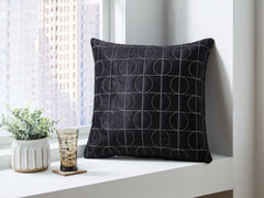 Kydner Black/Silver Pillow (4/CS) - Ornate Home