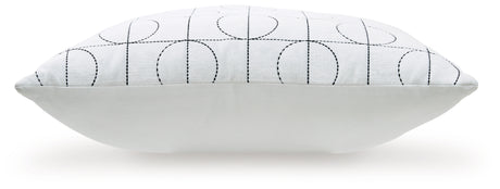 Kydner White/Black Pillow (4/CS) - Ornate Home