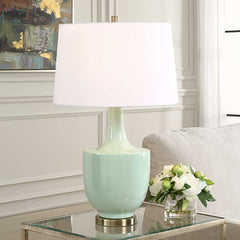 Kyla Mint Green Table Lamp - Ornate Home