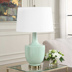 Kyla Mint Green Table Lamp - Ornate Home