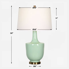 Kyla Mint Green Table Lamp - Ornate Home