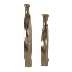 Kyler Textured Bronze Vases (Set of 2) - Ornate Home