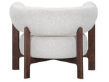 Kylo Whitenoise Natural/Smoked Oak Lounge Chair - Ornate Home