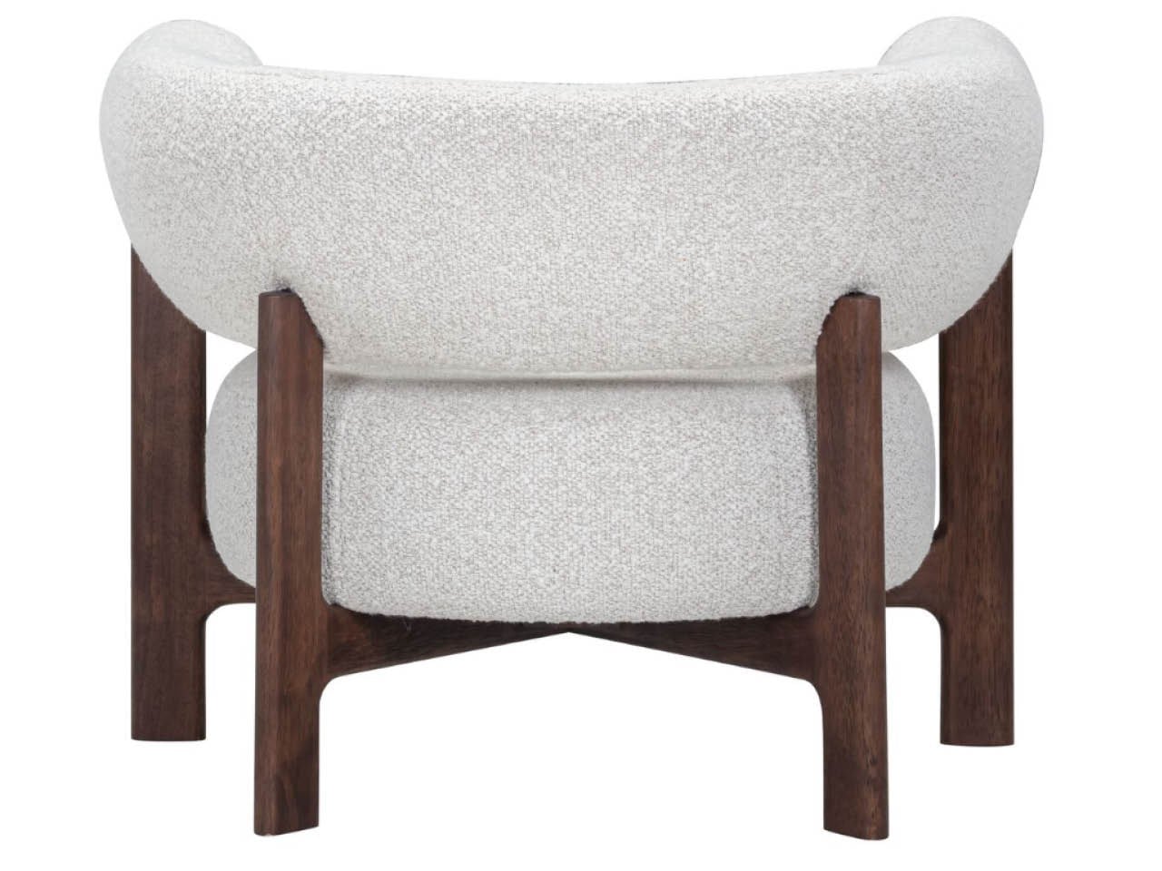 Kylo Whitenoise Natural/Smoked Oak Lounge Chair - Ornate Home