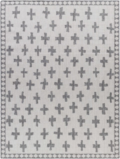 Kyna Gray Outdoor Area Rug - Clearance - Ornate Home